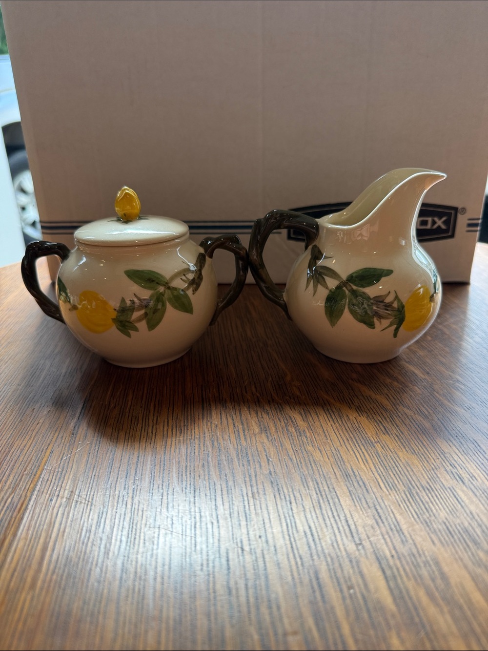 Franciscan Meadow, Rose creamer, and sugar bowl - Picture 2 of 6